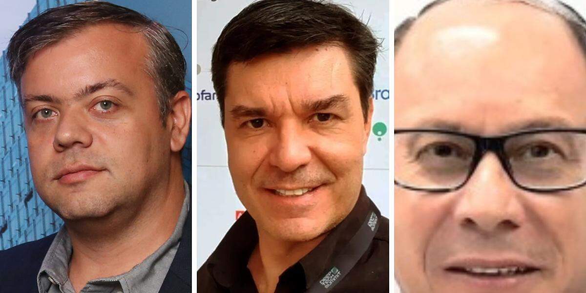 Lucas Teixeira, Alexandre Euzébio e Juarez Ramos da Silva