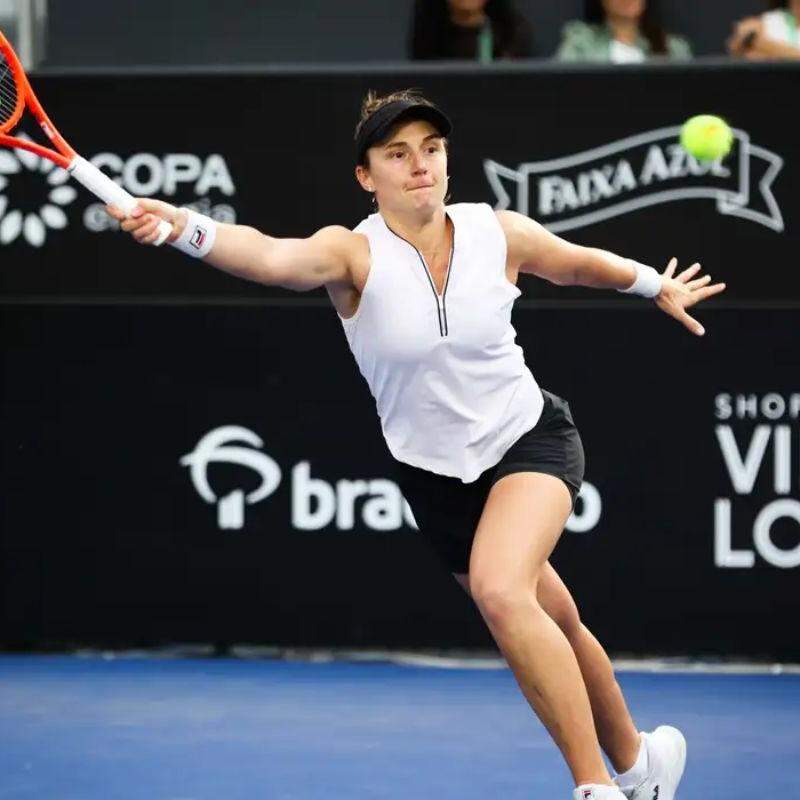 Nadia Podoroska (na foto) enfrentará a adversária espanhola Kaitlin Quevedo