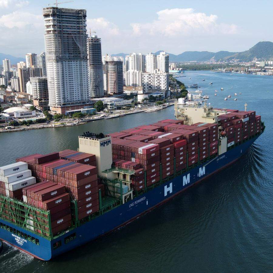 Transporte marítimo, internacional e de cabotagem (dentro do País), escoa apenas 14% das mercadorias operadores logísticos do Brasil