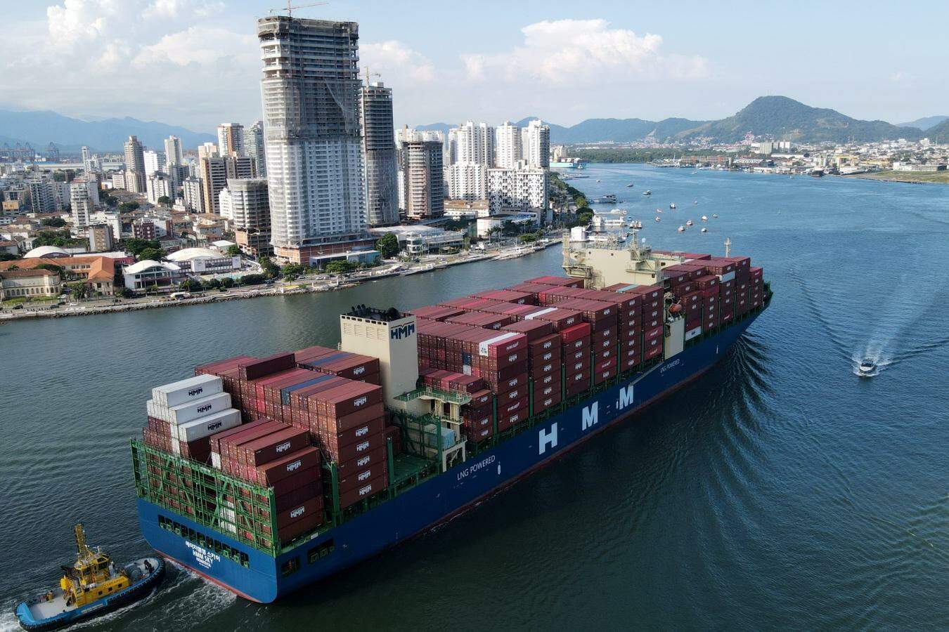 Transporte marítimo, internacional e de cabotagem (dentro do País), escoa apenas 14% das mercadorias operadores logísticos do Brasil