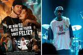 Cartaz (à esquerda) foi divulgado nesta terça-feira pela produtora do filme