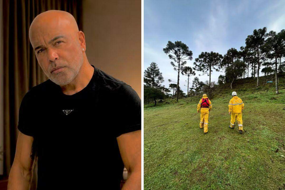 Helicóptero de cantor estava desaparecido deste terça-feira