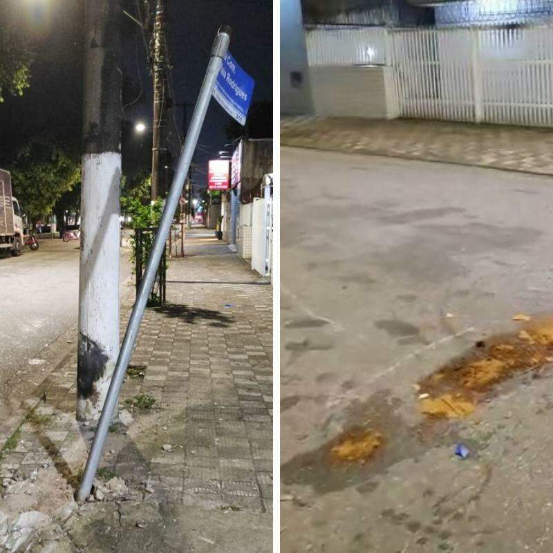 Acidente aconteceu no Canal 5, na altura da Rua Alfaia Rodrigues