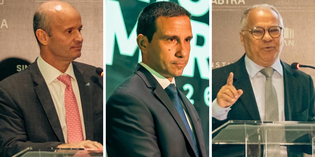 Alber Vasconcelos: parar com mentalidade colonialista; Otto Burlier: planejamento tem que virar obras e projetos; Luis Henrique Teixeira Baldez: problemas com lei do frete