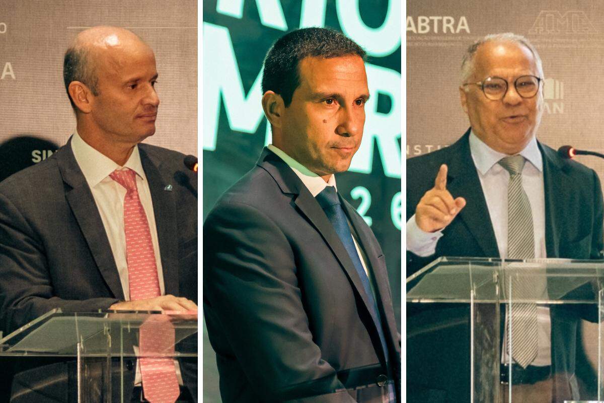 Alber Vasconcelos: parar com mentalidade colonialista; Otto Burlier: planejamento tem que virar obras e projetos; Luis Henrique Teixeira Baldez: problemas com lei do frete