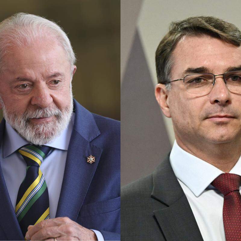 Lula registra 47,7% das intenções de voto, enquanto Flávio tem 47,4%