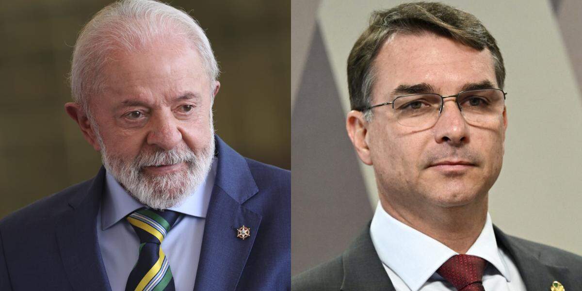 Lula registra 47,7% das intenções de voto, enquanto Flávio tem 47,4%