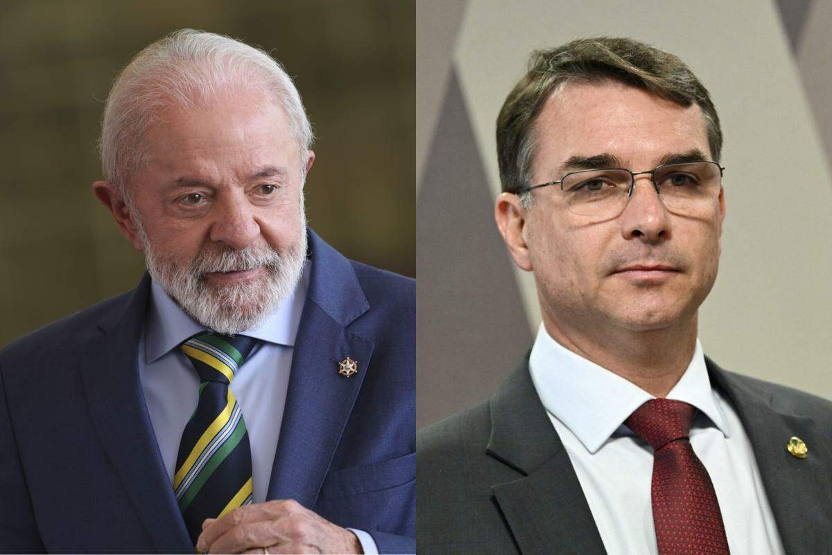 Lula registra 47,7% das intenções de voto, enquanto Flávio tem 47,4%