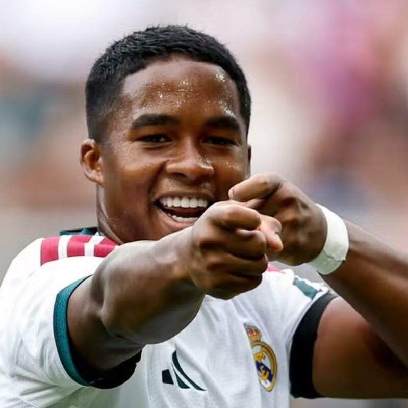 Com só 4 min pelo Real Madrid, Endrick pode ser emprestado ao futebol italiano, diz site