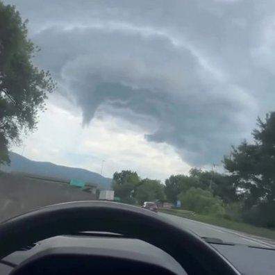 Suposta formação de tornado em Cubatão viralizou