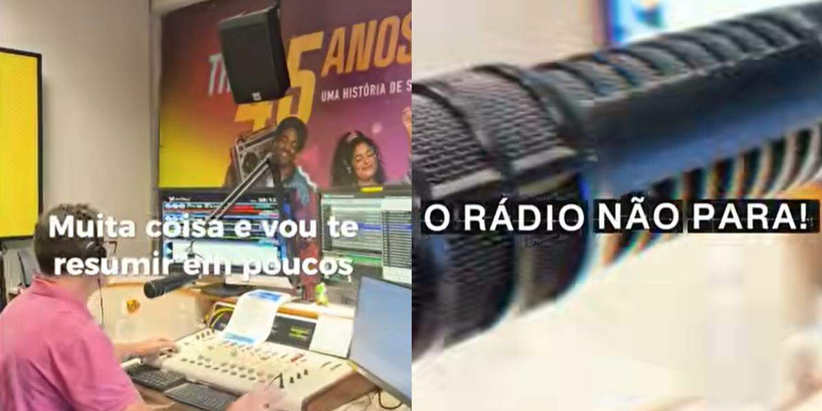 Vídeo da Tri FM mostra os bastidores do estúdio enquanto você curte o som