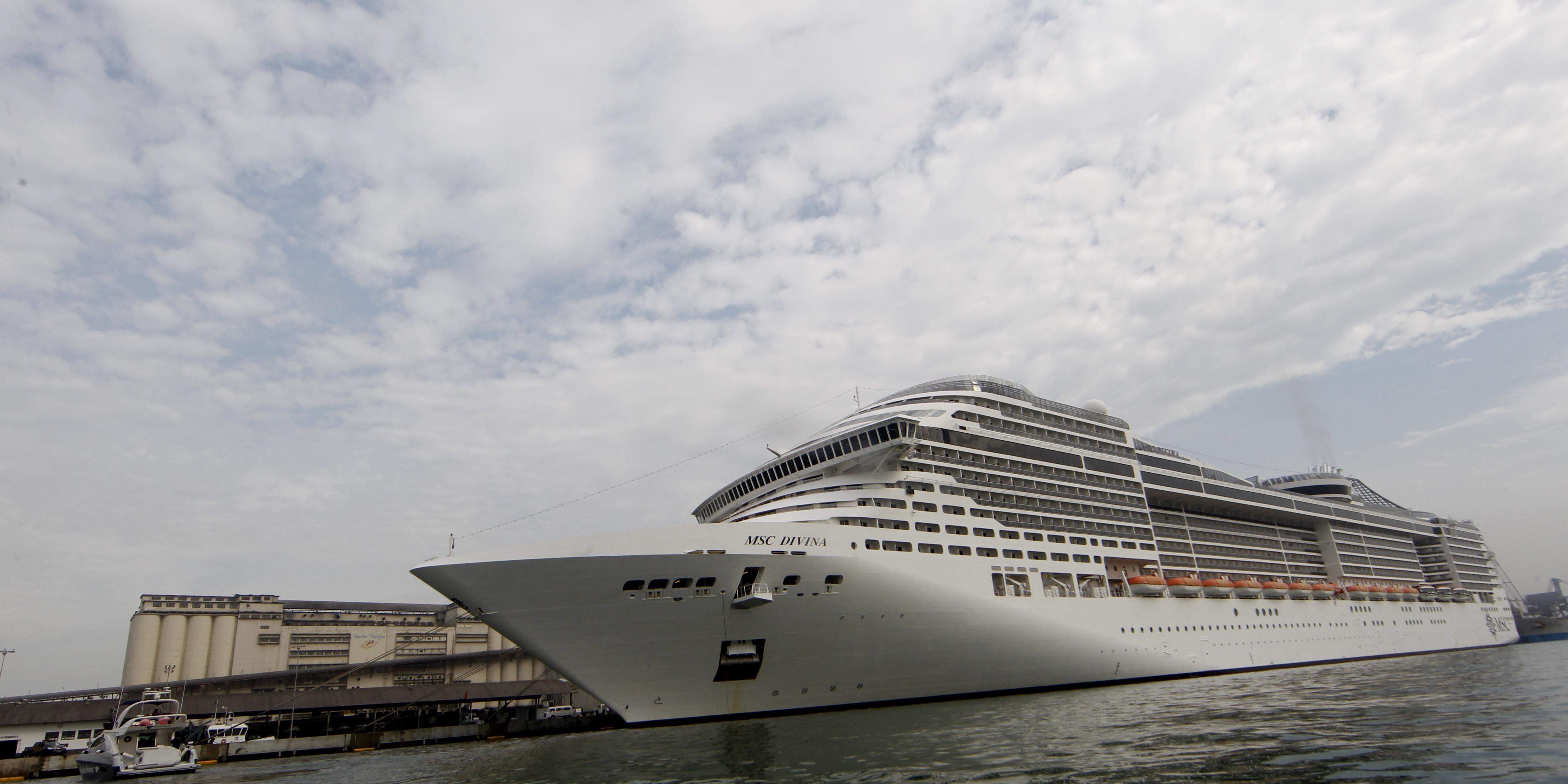 MSC Divina has already called at the Port of Santos, in 2014, but has never operated regular cruises in Brazil