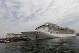 MSC Divina has already called at the Port of Santos, in 2014, but has never operated regular cruises in Brazil