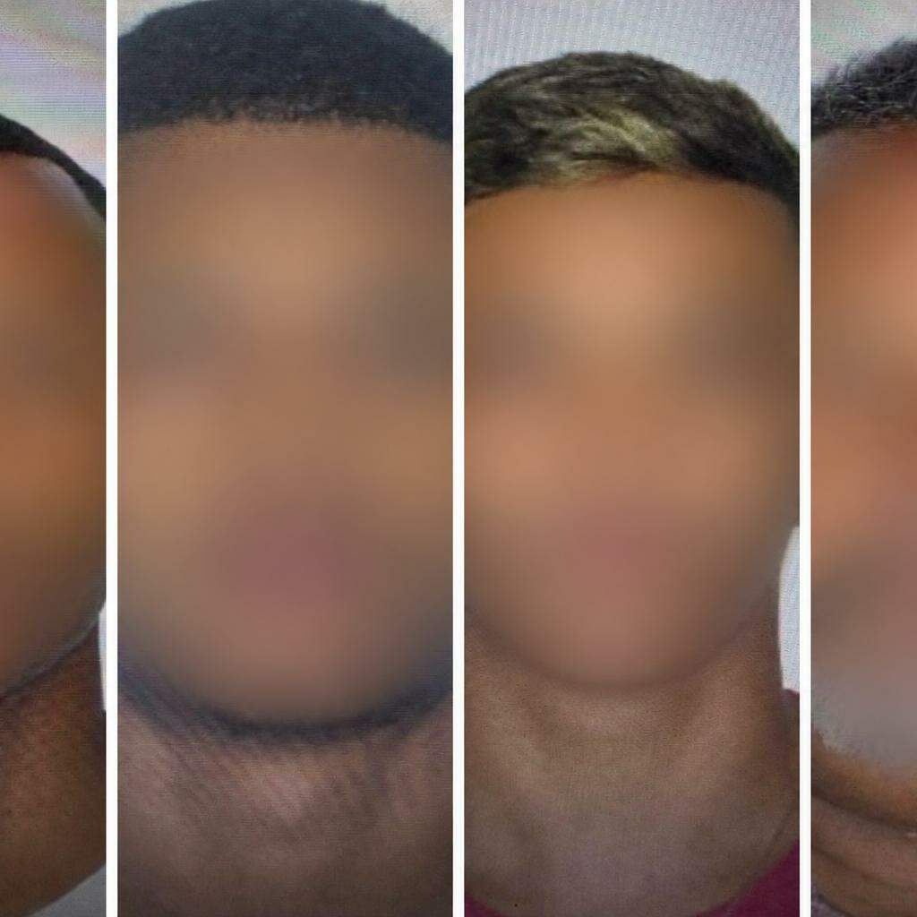 Investigados identificados pela Polícia Civil durante a apuração do roubo a uma residência no bairro Pompéia, em Santos