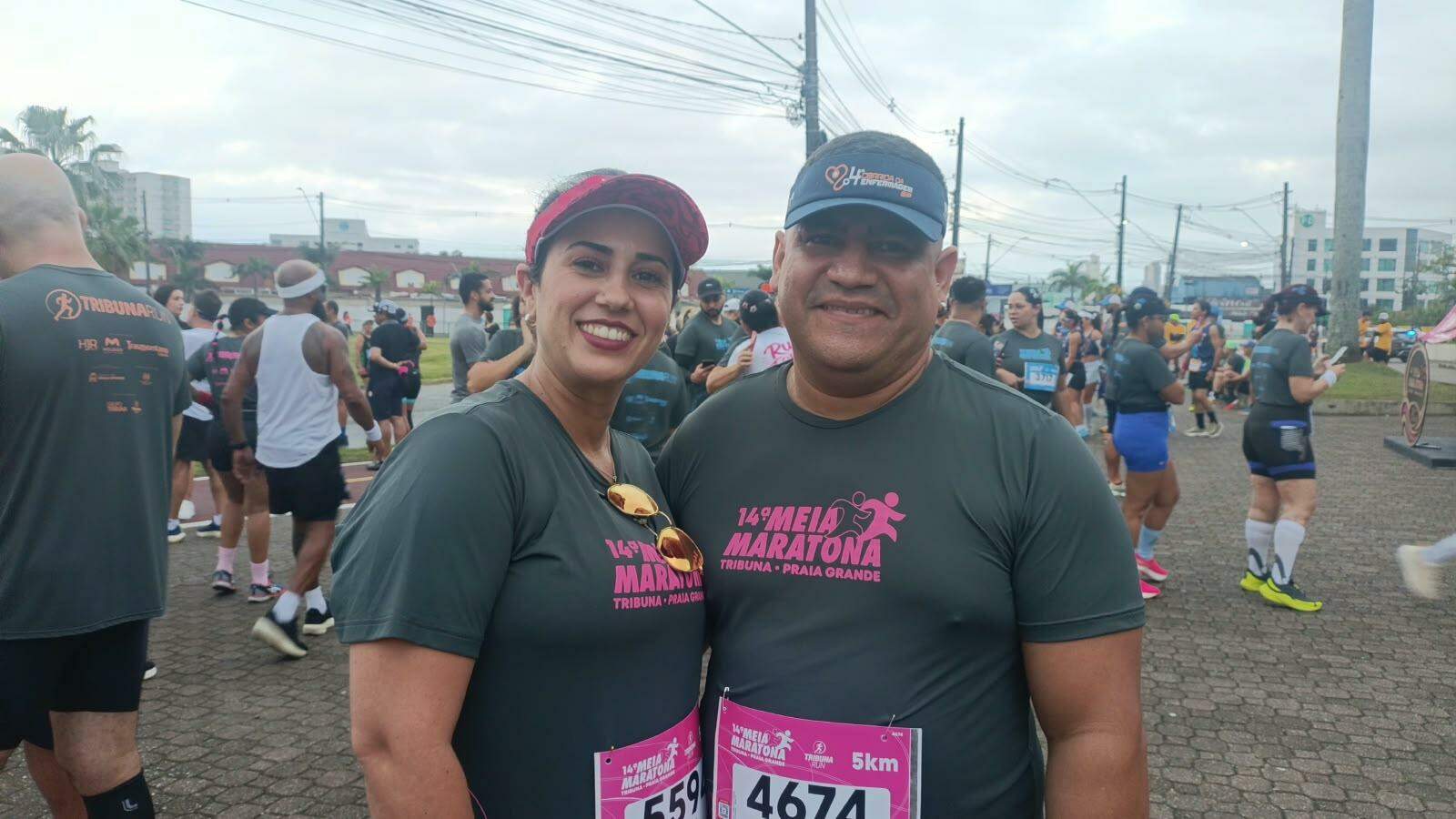 Thaline Alcântara de Sousa Santos, de 35 anos, e o marido, Dinaldo Corrêa dos Santos, de 42, decidiram acrescentar um novo desafio à história do casal