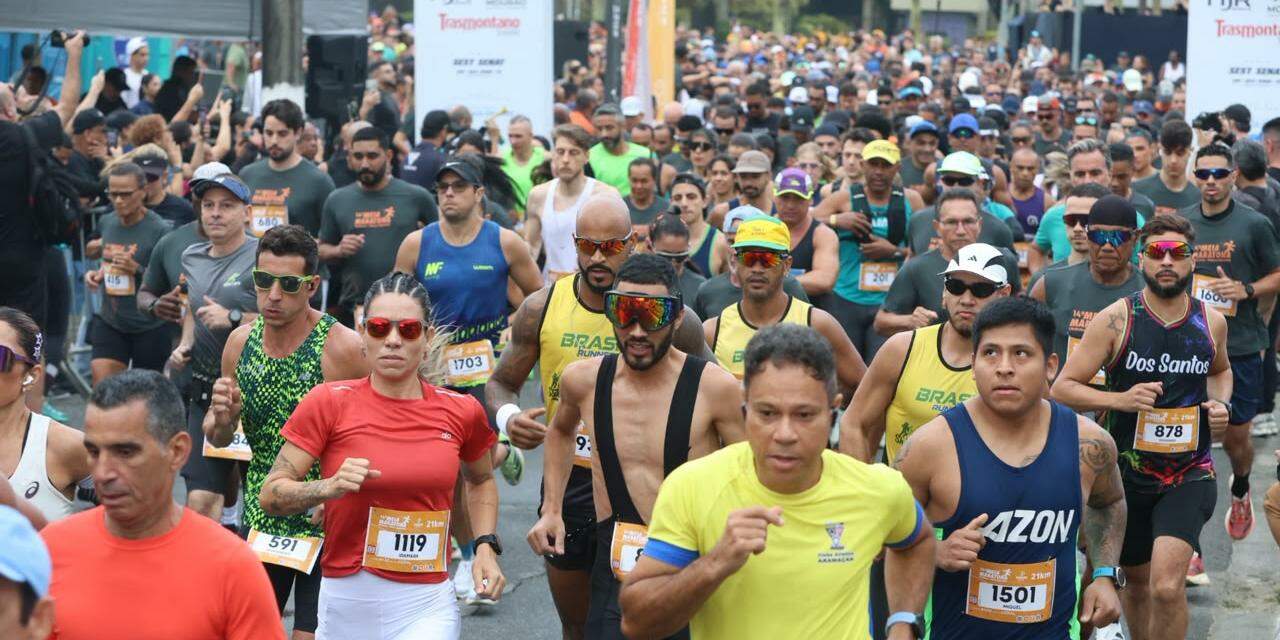 Meia Maratona Tribuna Praia Grande foi disputada neste domingo (27)