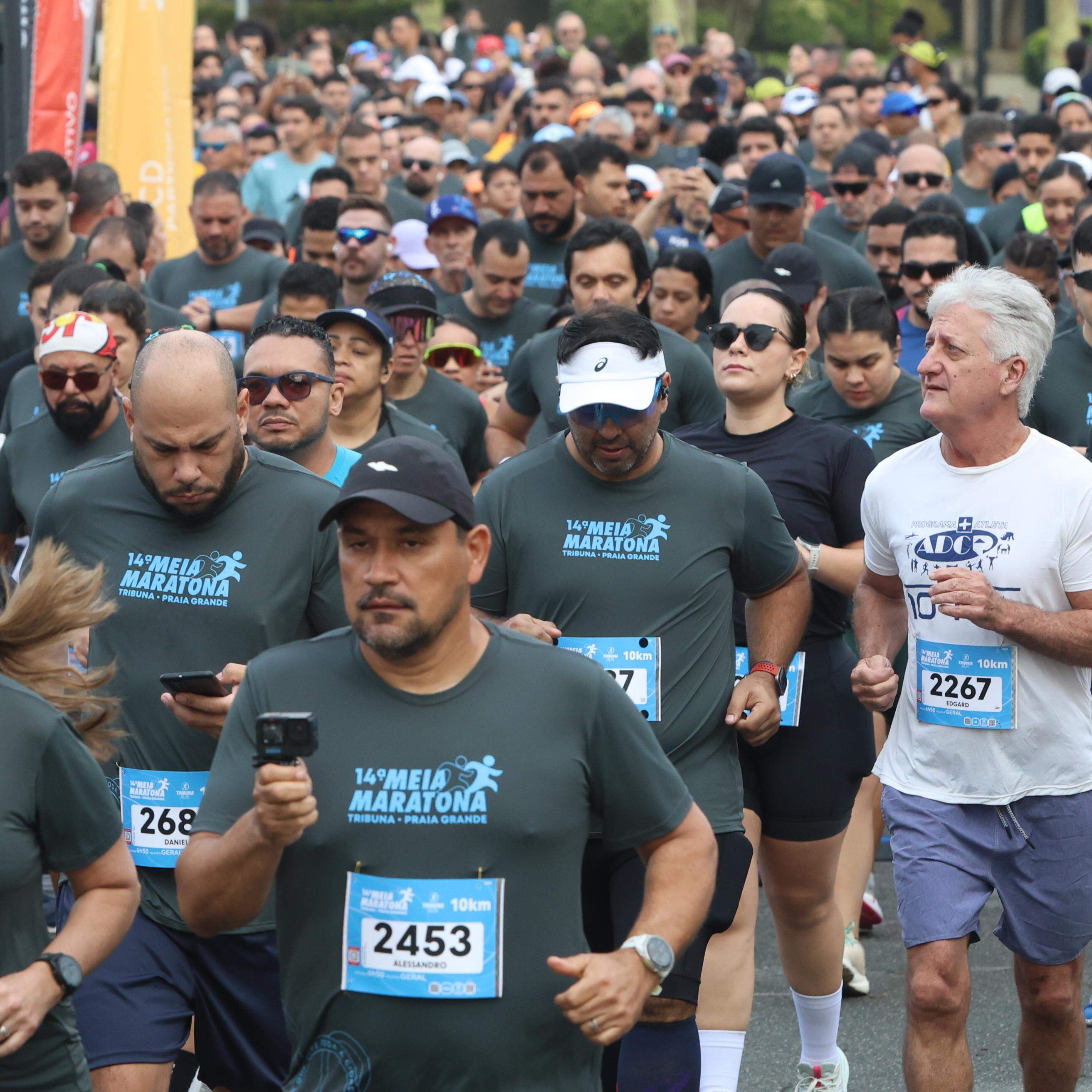Mais de cinco mil pessoas se inscreveram para as três distâncias da Meia Maratona Tribuna Praia Grande