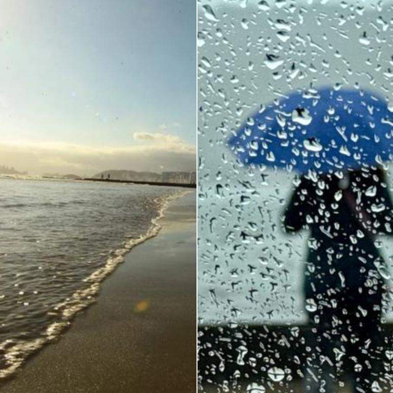 Onda de calor vai até quarta (30); de quinta (1º) em diante, chuva e temperaturas menores na Baixada Santista