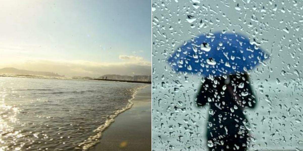 Onda de calor vai até quarta (30); de quinta (1º) em diante, chuva e temperaturas menores na Baixada Santista