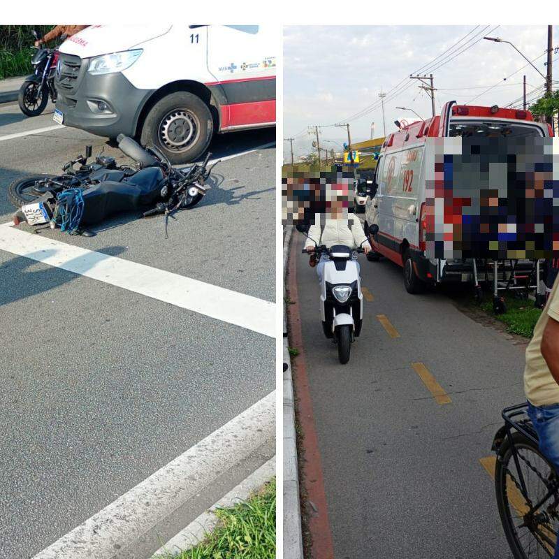 A colisão na entrada de Santos deixou uma pessoa morta e outra ferida, além de travar o trânsito local