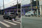 Motociclista fraturou a perna esquerda e também teve escoriações após acidente em Santos