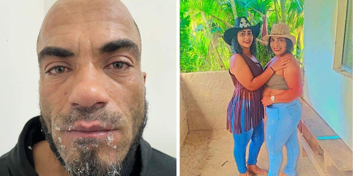 Aroldo Pereira de Lima foi preso em Pariquera-Açu após assassinar com golpes de machado a esposa, Lucimara Lopes Siqueira e a enteada, Tamiris Siqueira Ribeiro, em Jacupiranga. Ele foi encontrado com cola na região da boca e do nariz