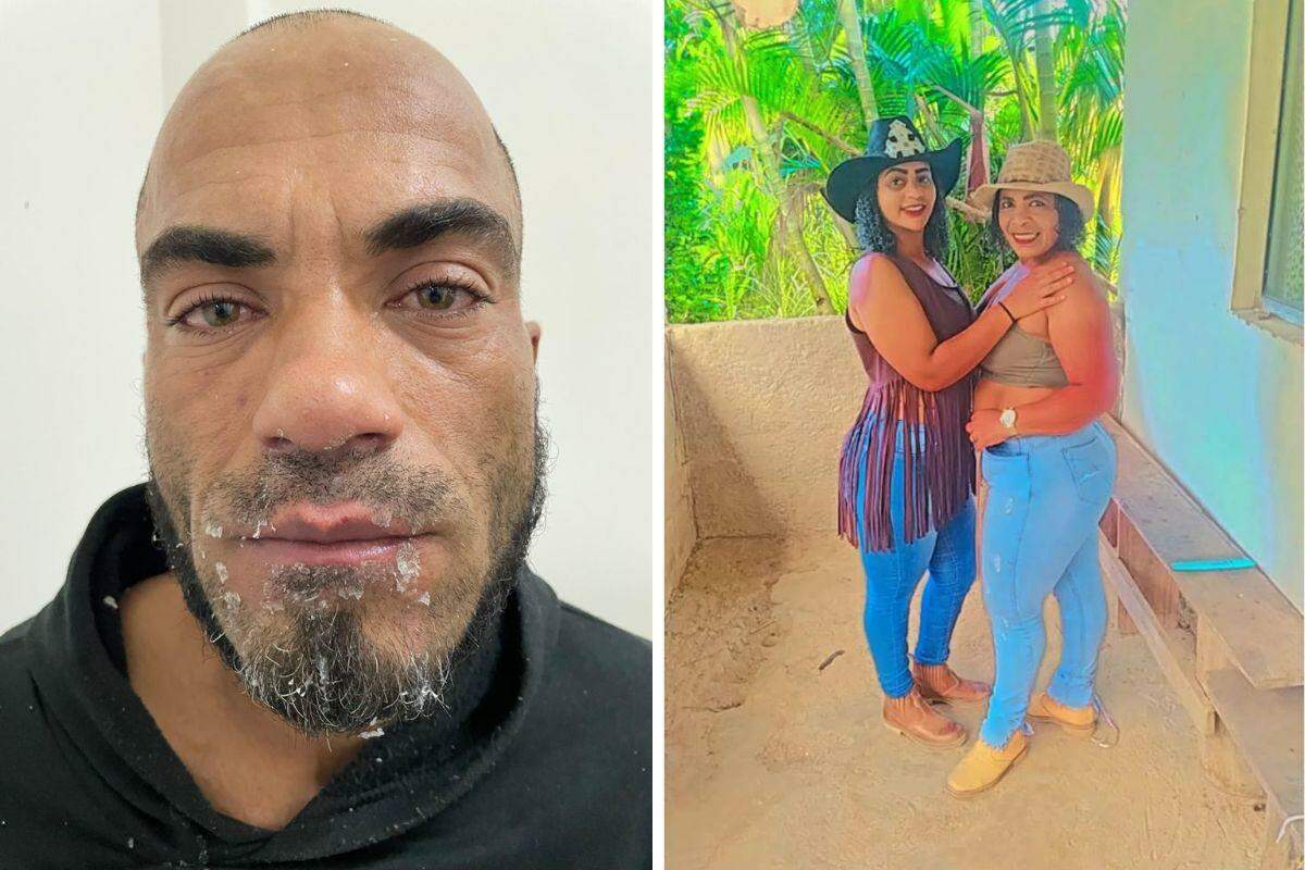 Aroldo Pereira de Lima foi preso em Pariquera-Açu após assassinar com golpes de machado a esposa, Lucimara Lopes Siqueira e a enteada, Tamiris Siqueira Ribeiro, em Jacupiranga. Ele foi encontrado com cola na região da boca e do nariz
