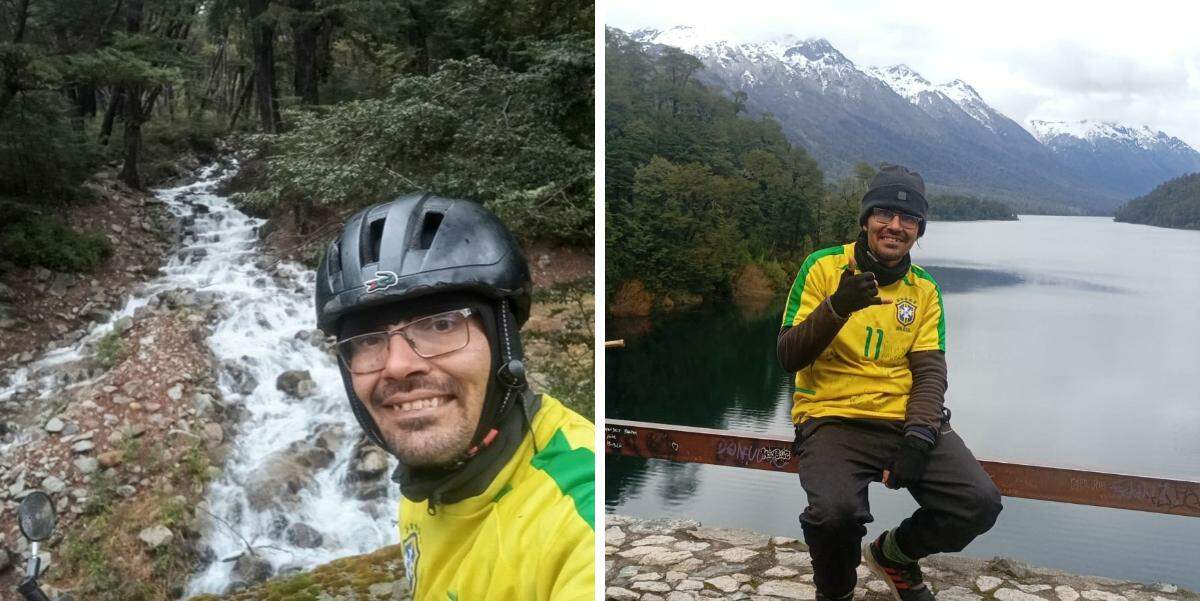 Georgios também teve dores na última parte do trajeto, devido às altas quilometragens percorridas na Argentina