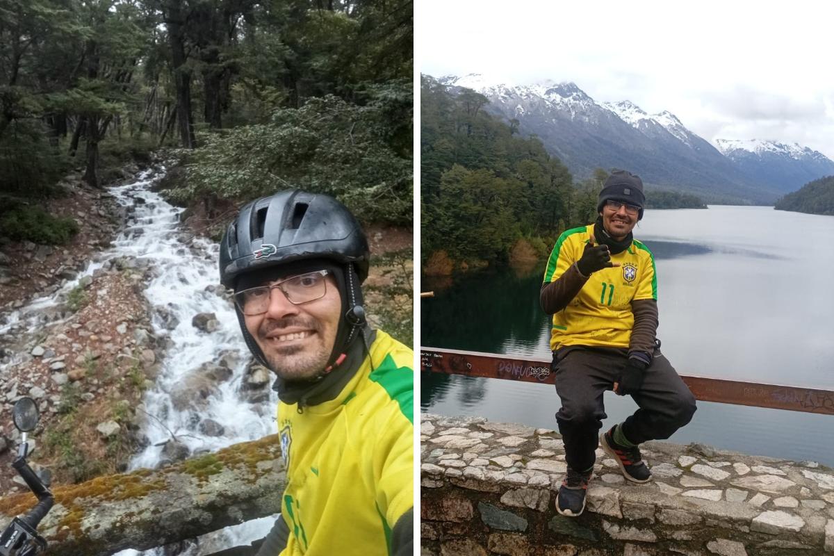 Georgios também teve dores na última parte do trajeto, devido às altas quilometragens percorridas na Argentina
