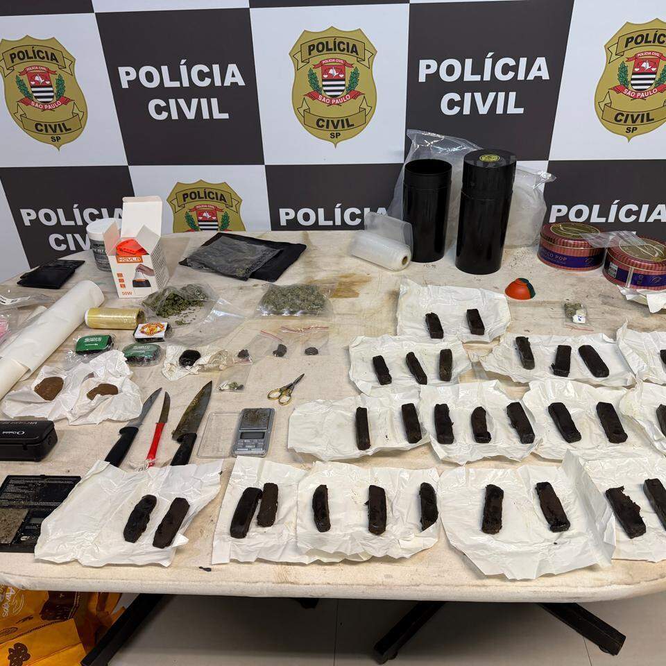 O material foi apreendido pela Polícia Civil