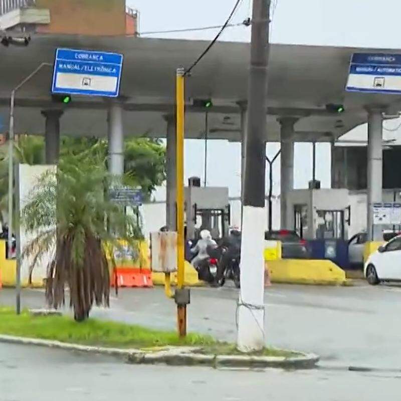Assalto ocorreu em uma das cabines de pedágio da balsa, no lado de Guarujá