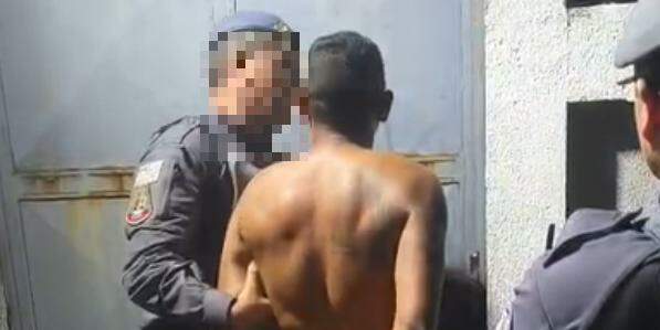O homem foi capturado pela Polícia Militar em Praia Grande