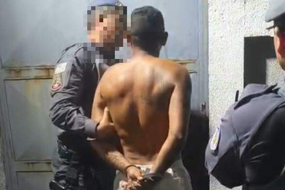 O homem foi capturado pela Polícia Militar em Praia Grande