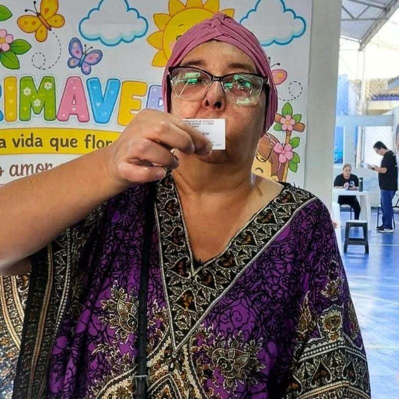 Eliana afirmou que não encontrou dificuldades na de acessibilidade no local