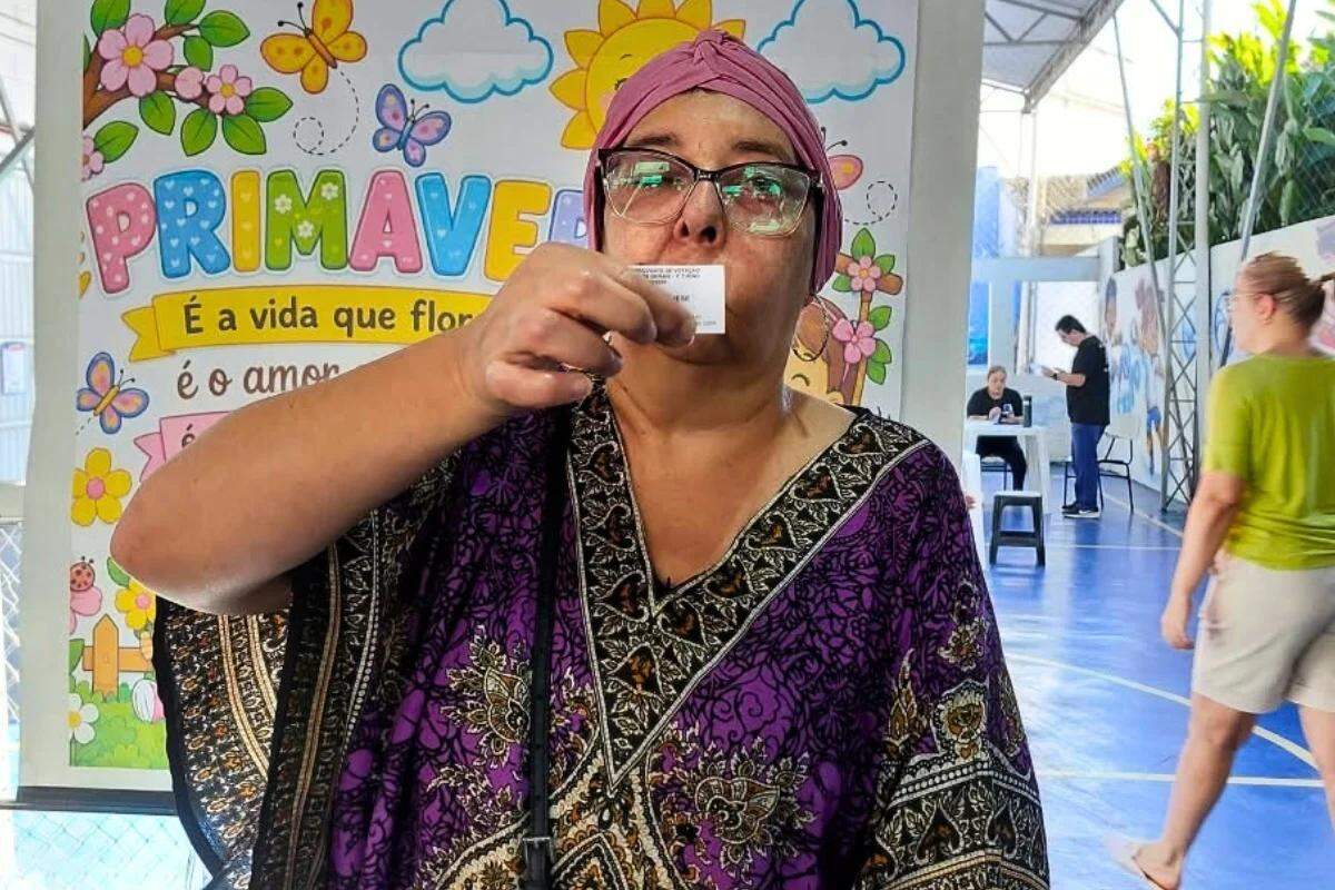 Eliana afirmou que não encontrou dificuldades na de acessibilidade no local