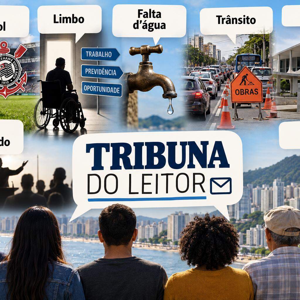 Tribuna do leitor - segunda-feira, 5 de outubro de 2026