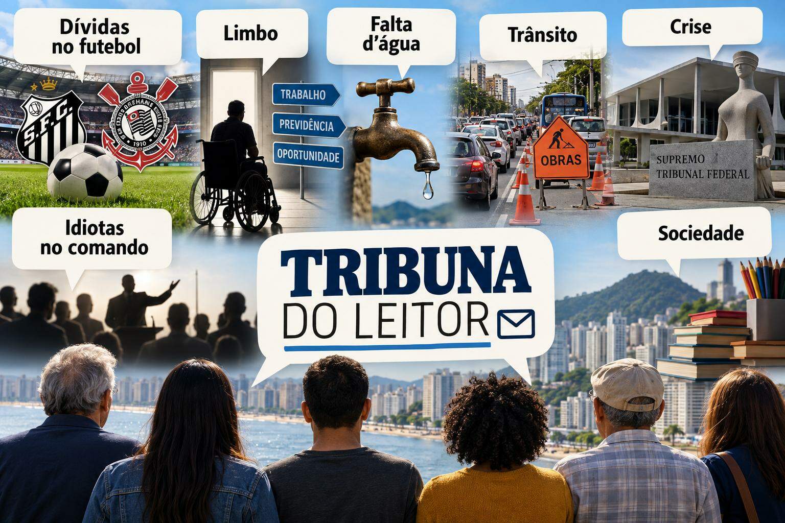 Tribuna do leitor - segunda-feira, 5 de outubro de 2026