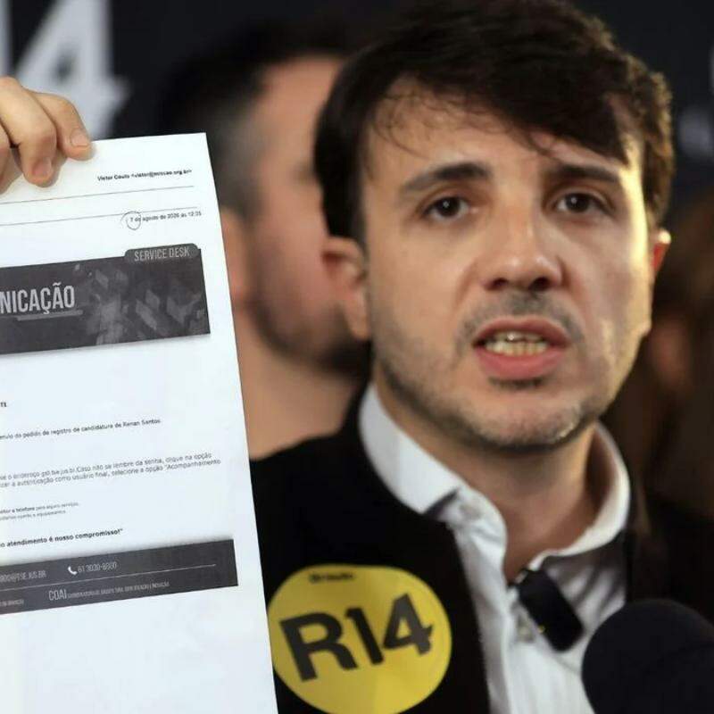 Renan Santos ficou em terceiro lugar da eleição