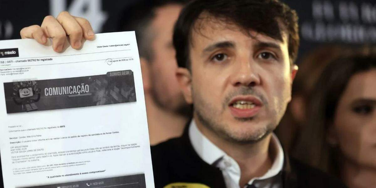 Renan Santos ficou em terceiro lugar da eleição