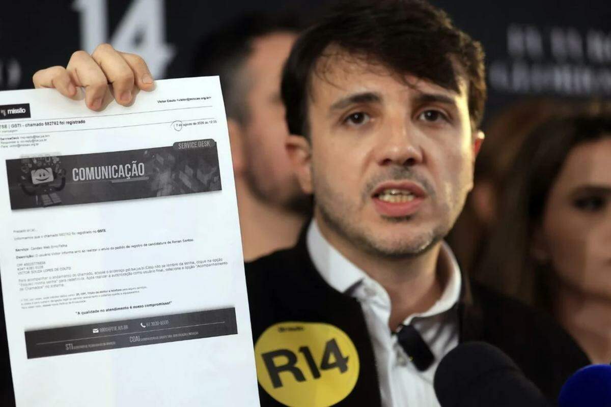 Renan Santos ficou em terceiro lugar da eleição