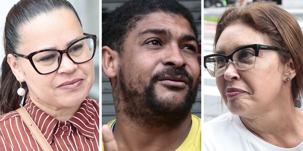 Região perdeu representatividade, diz Joyce (à esquerda). Silva (ao centro) propõe atenção a pessoas sem-teto. Jaqueline (à direita) queria fim da eleição no 1o turno