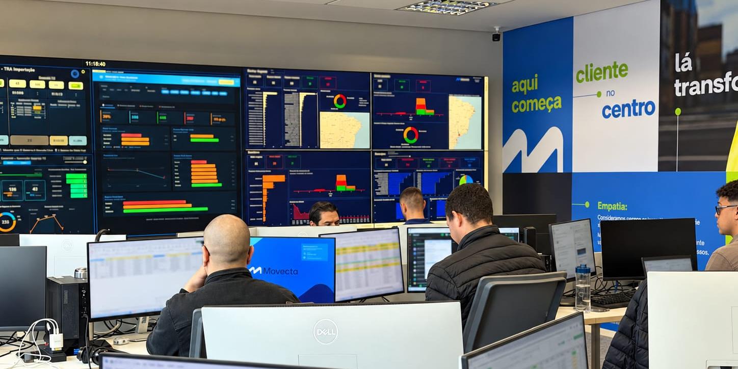 Movecta’s control center brings together scheduling, monitoring and routing systems