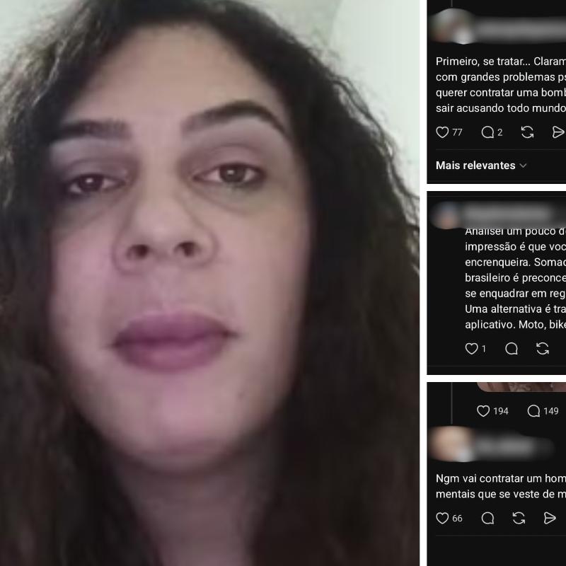 Várias mensagens ofensivas foram postados na página de Maria
