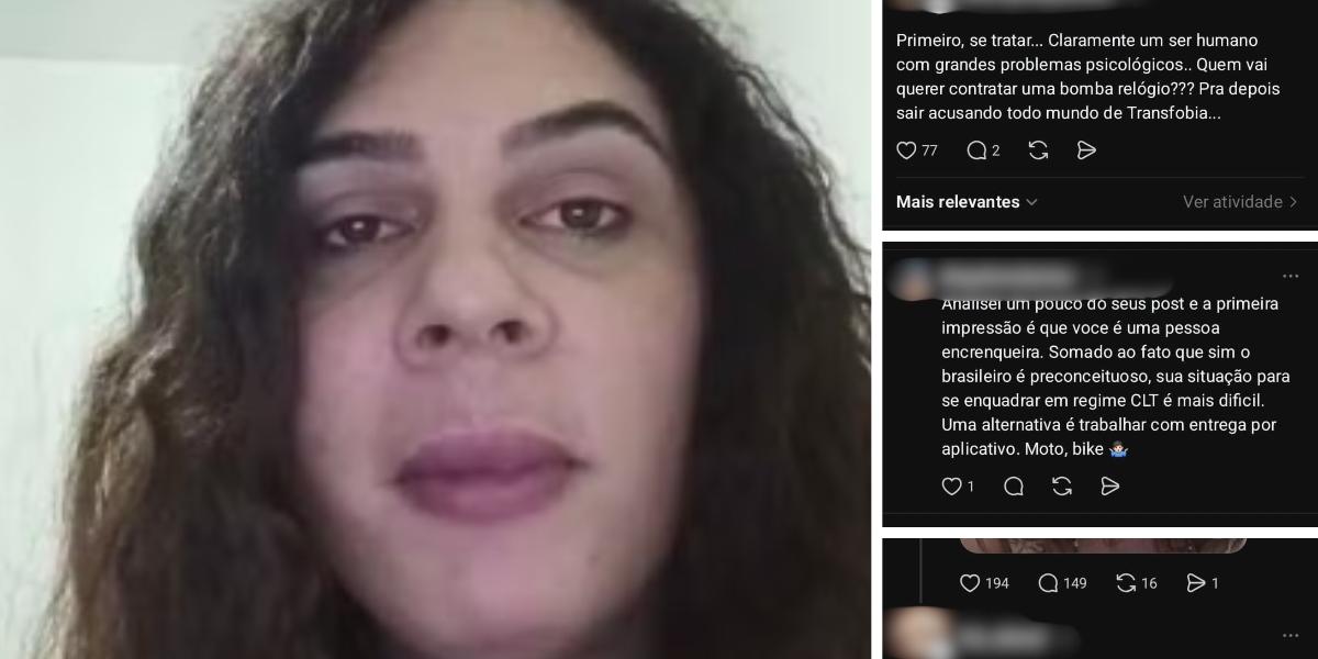 Várias mensagens ofensivas foram postados na página de Maria