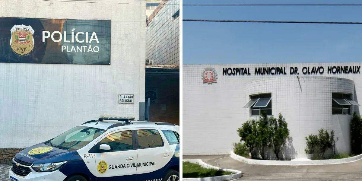Homem foi preso e levado para a delegacia após ser acusado de importunar mulheres dentro do Hospital Municipal Dr. Olavo Horneaux de Moura