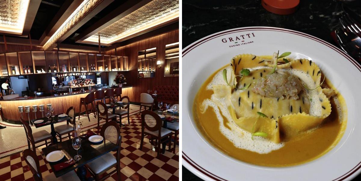 O Gratti Cucina tem ambiente intimista e massas frescas; além de receitas clássicas, há opções que aproximam Brasil e Itália