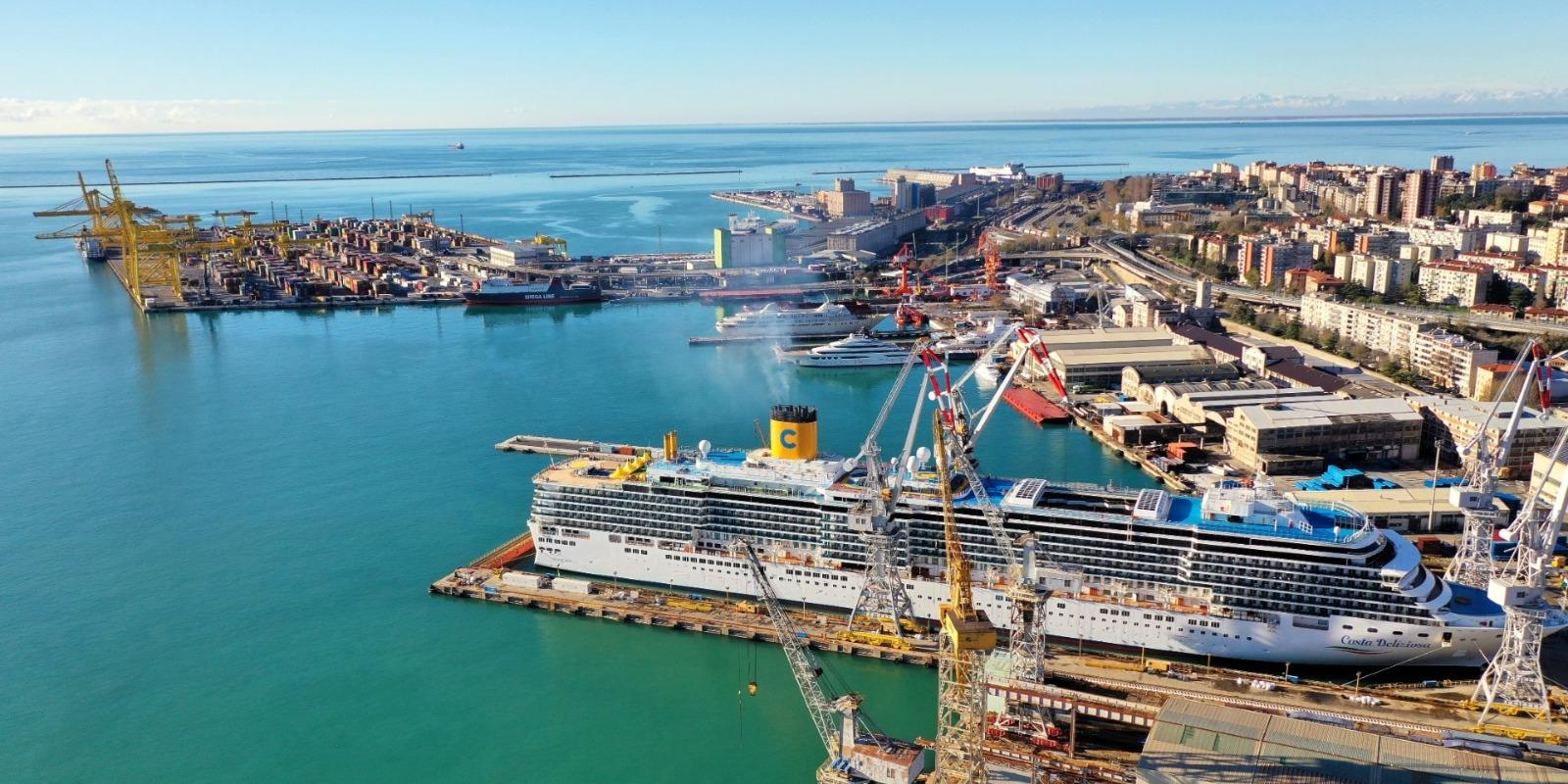Port of Trieste is of great interest due to its important rail connections throughout Europe