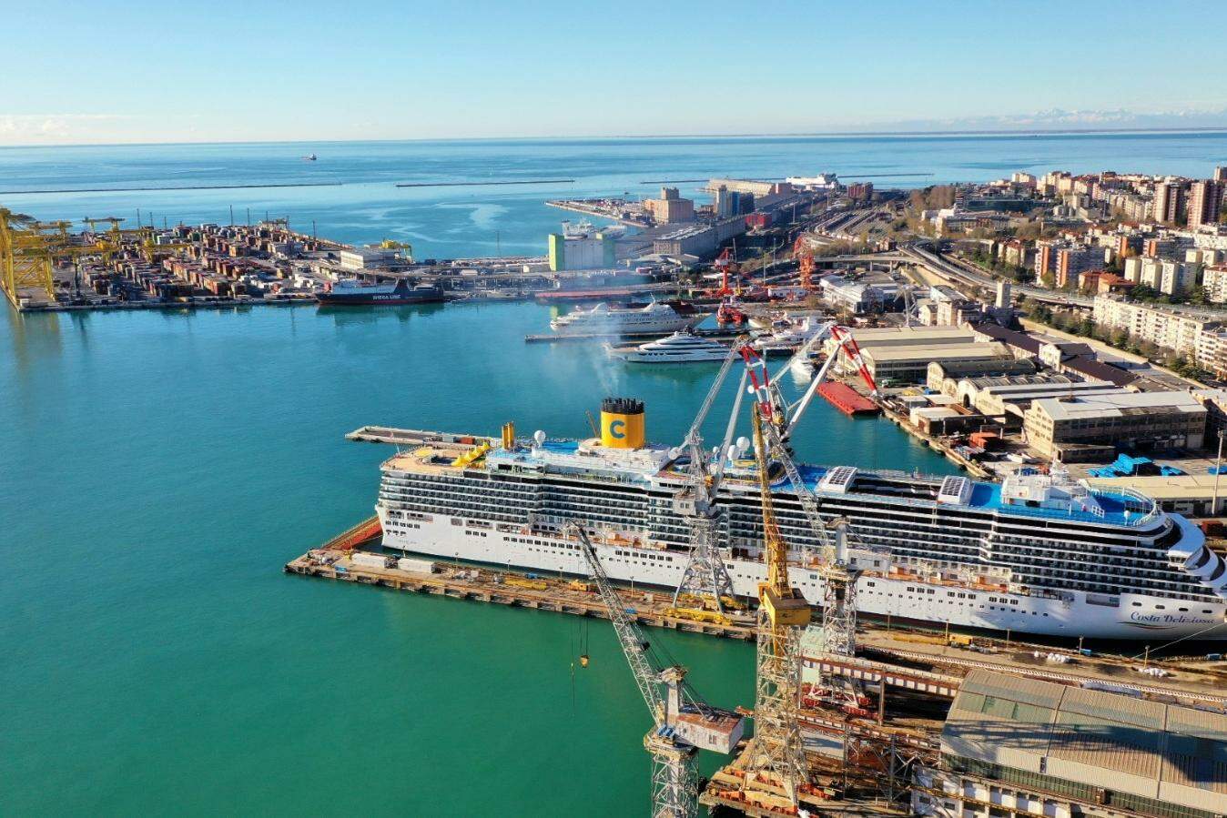 Port of Trieste is of great interest due to its important rail connections throughout Europe