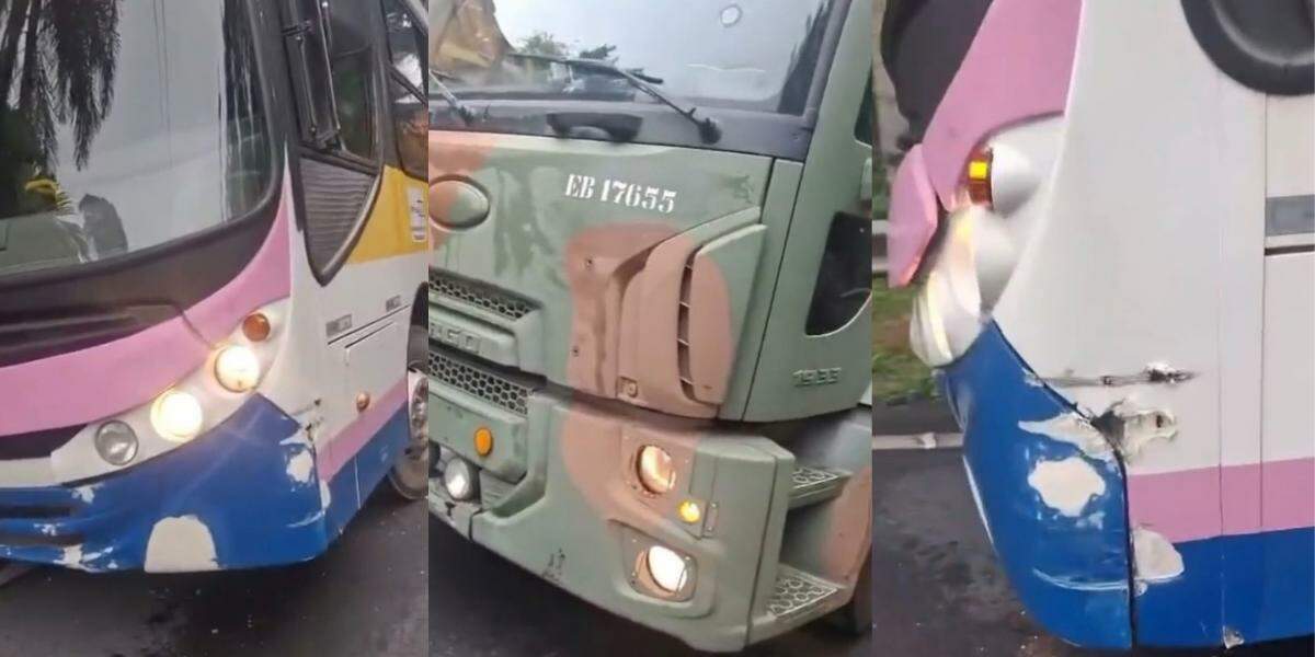 Segundo o Exército Brasileiro, a ocorrência se deu durante a realização de uma curva na rodovia