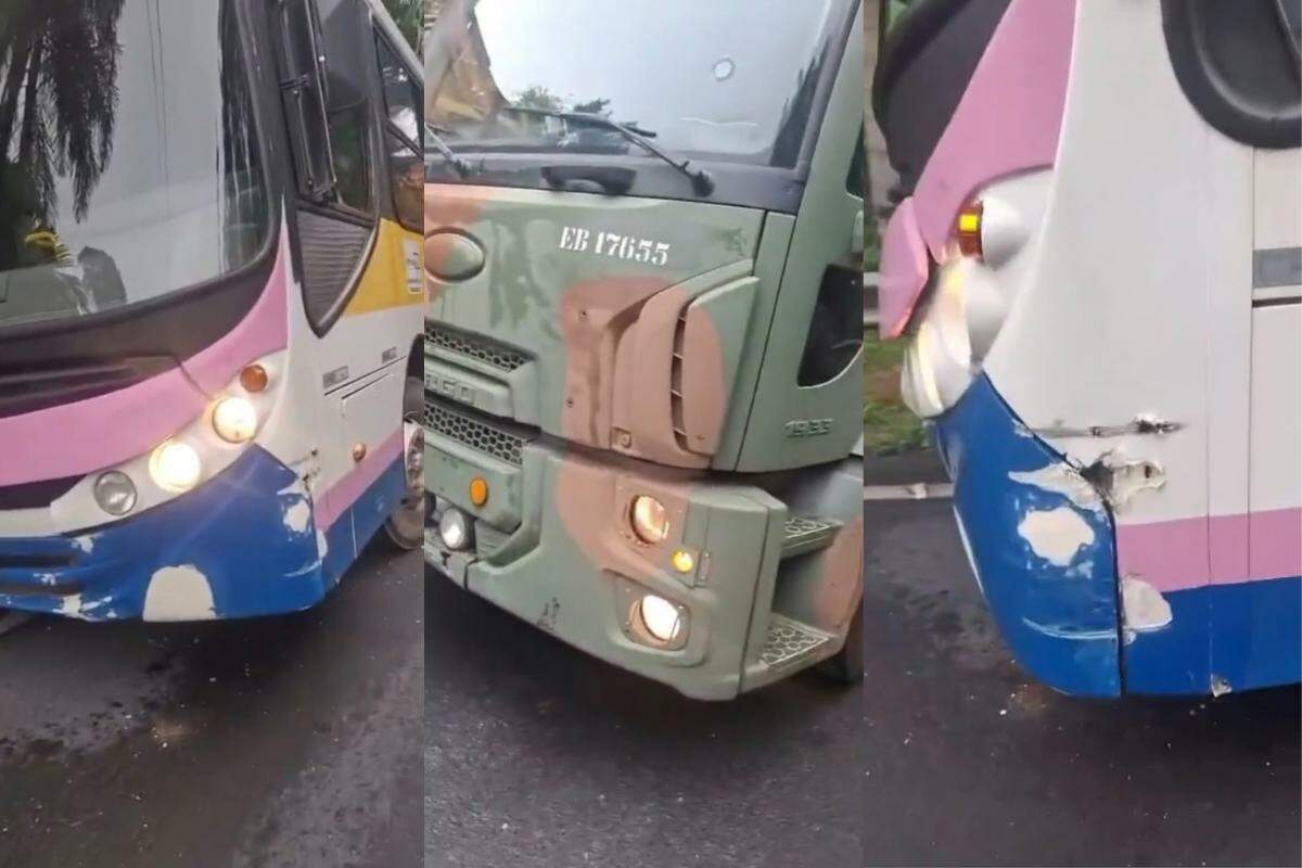 Segundo o Exército Brasileiro, a ocorrência se deu durante a realização de uma curva na rodovia